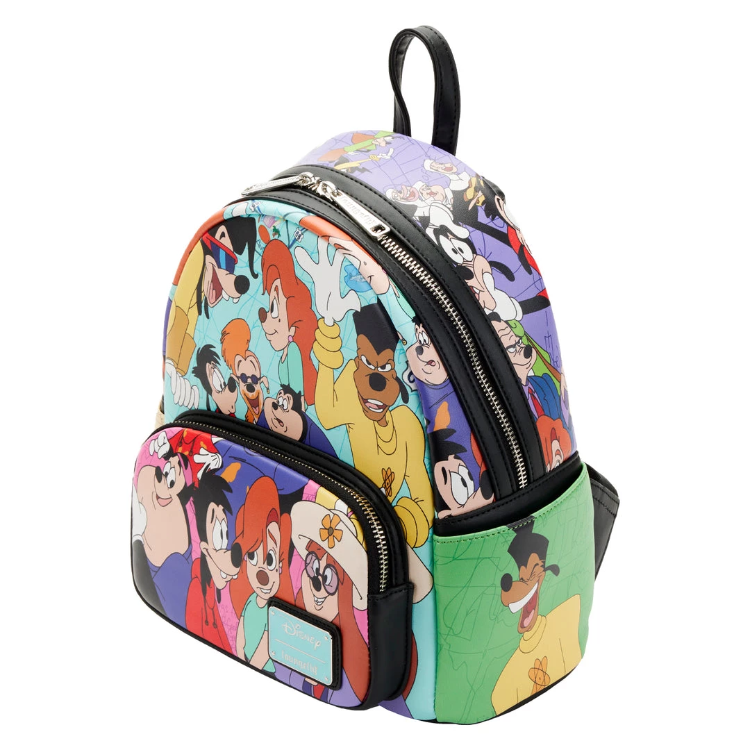 New Loungefly Disney A Goofy Movie Collage Mini Backpack 3 New Loungefly Disney A Goofy Movie Collage Mini Backpack