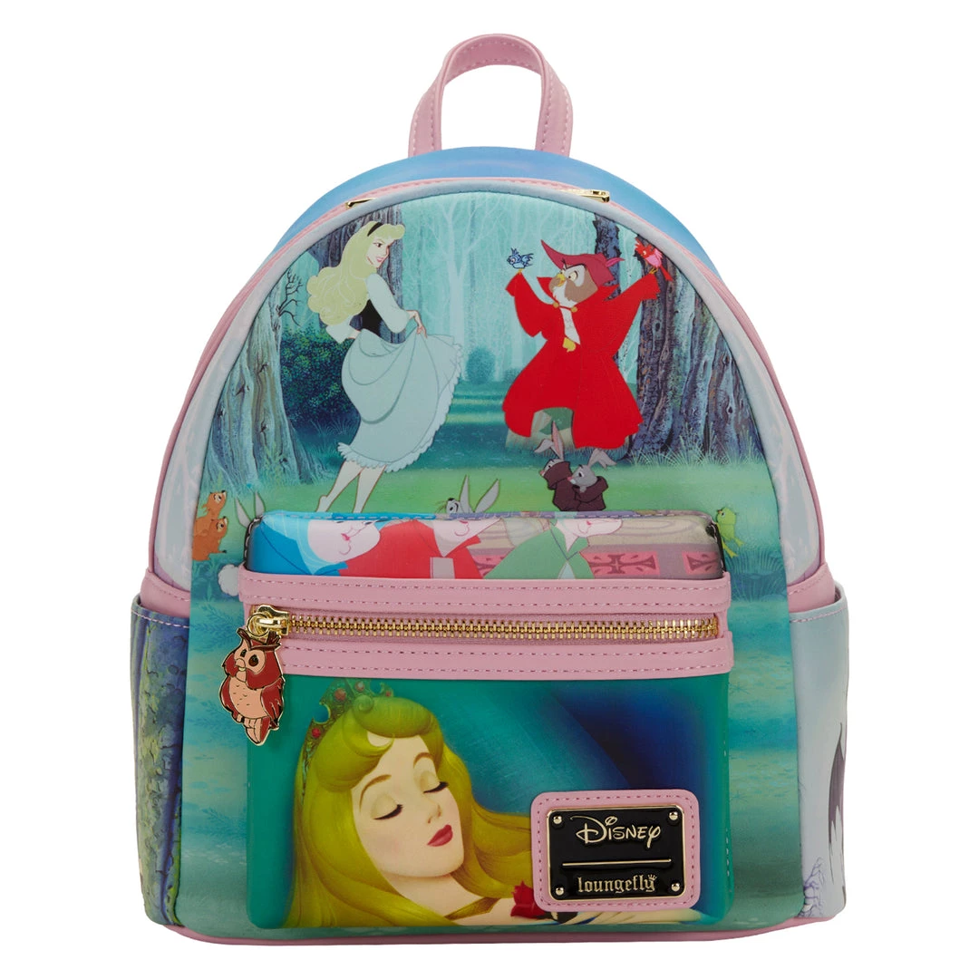 New Loungefly Disney Sleeping Beauty Princess Scene Mini Backpack 1 New Loungefly Disney Sleeping Beauty Princess Scene Mini Backpack