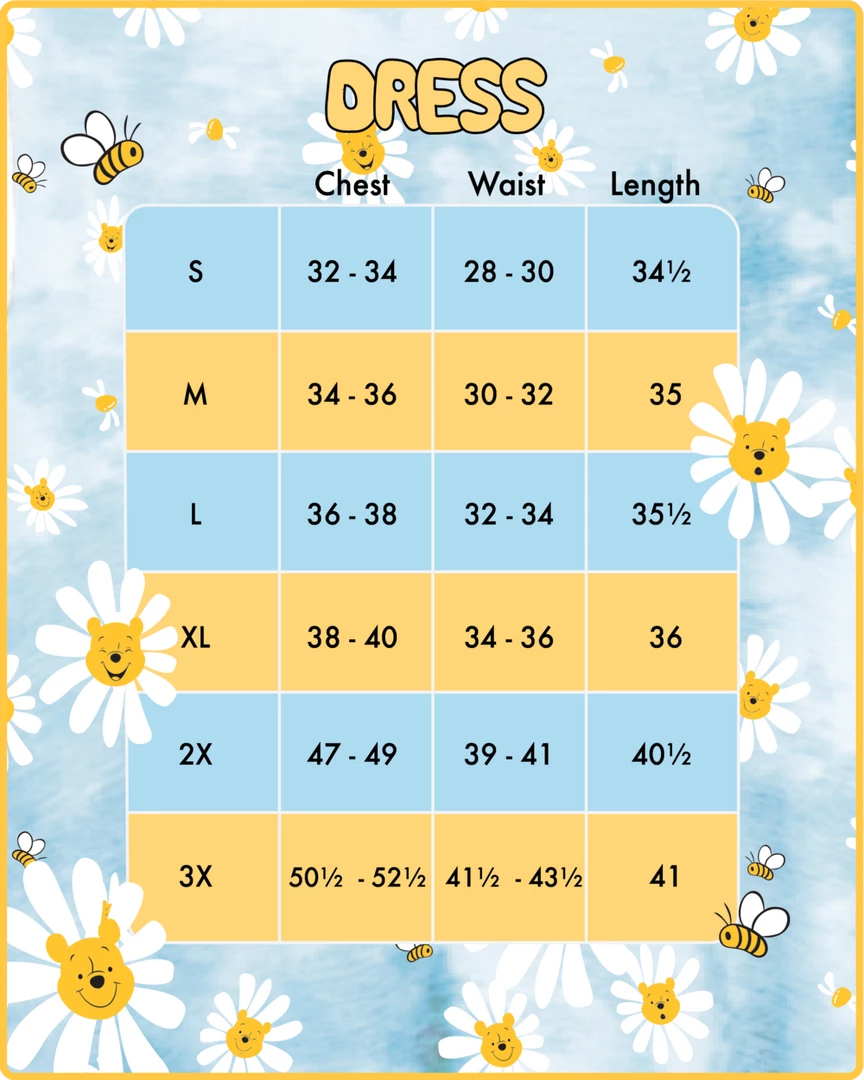 New Loungefly Disney Winnie The Pooh Daisy Skater Dress 2 New Loungefly Disney Winnie The Pooh Daisy Skater Dress