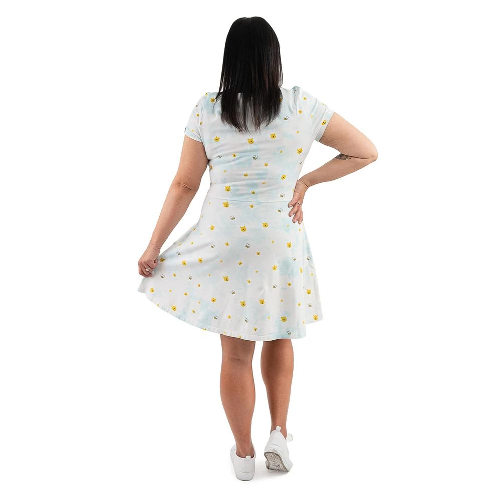 New Loungefly Disney Winnie The Pooh Daisy Skater Dress 8 New Loungefly Disney Winnie The Pooh Daisy Skater Dress