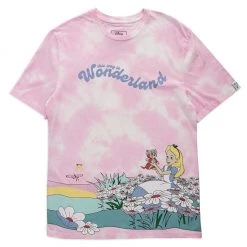 New Loungefly Disney Alice In Wonderland Daisy Fields Print Tee