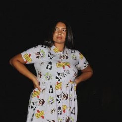 Cakeworthy Beetlejuice Button Up Dress Beetlejuice Button Up Dress