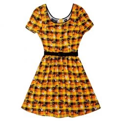 New Stitch Shoppe By Loungefly Spooky Mickey And Minnie Mouse “Laci” Dress