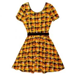 New Stitch Shoppe By Loungefly Spooky Mickey And Minnie Mouse “Laci” Dress