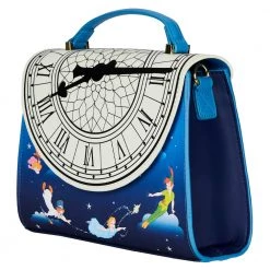 New Loungefly Disney Peter Pan Glow Clock Crossbody