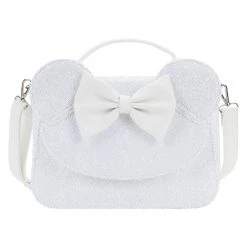 Loungefly Disney Minnie Sequin Wedding Crossbody New