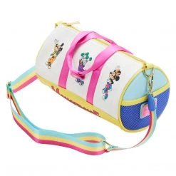 New Loungefly Disney Mousercise Duffle Bag Crossbody 7 New Loungefly Disney Mousercise Duffle Bag Crossbody