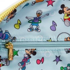 New Loungefly Disney Mousercise Duffle Bag Crossbody 9 New Loungefly Disney Mousercise Duffle Bag Crossbody