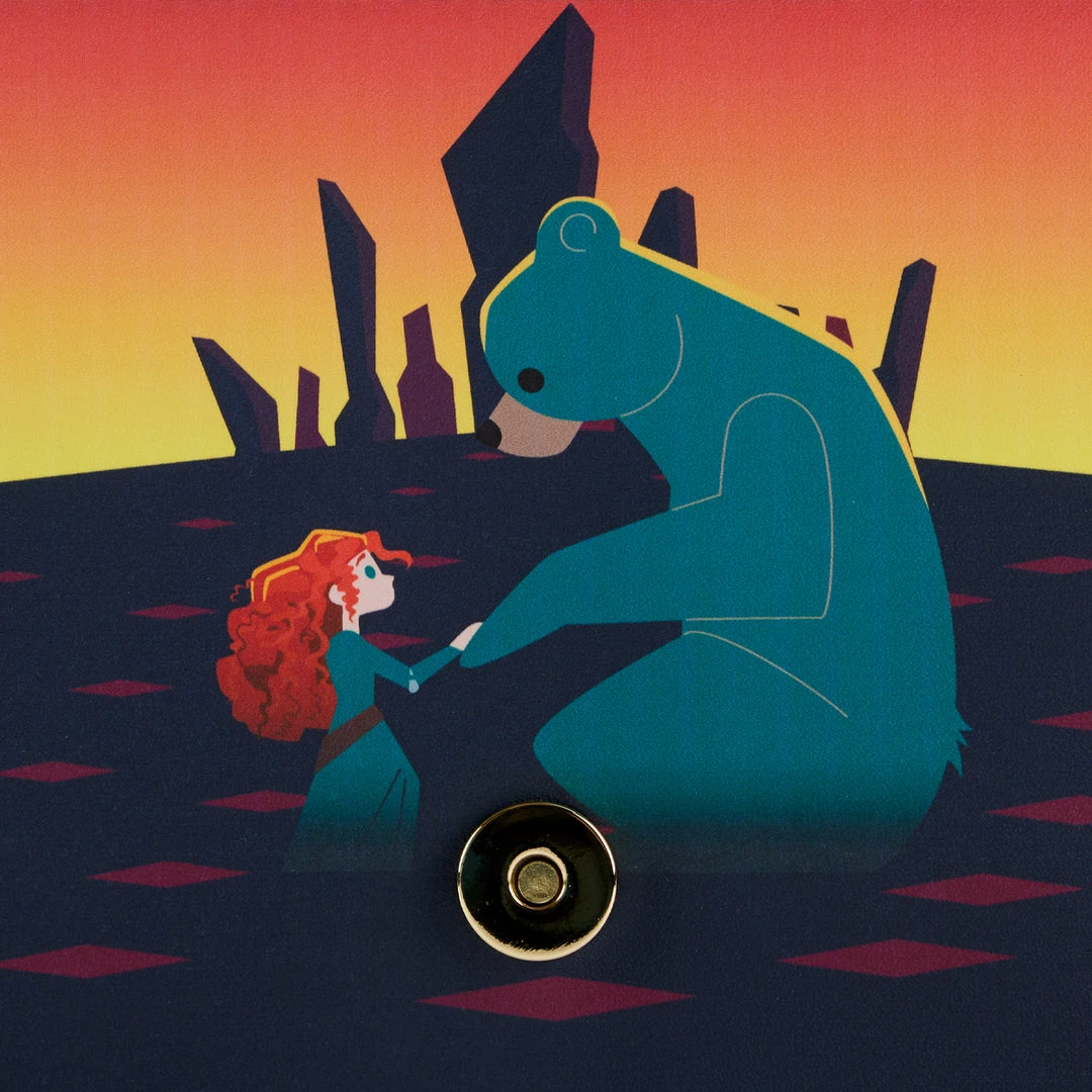 New Loungefly Disney Brave Princess Castle Series Crossbody 5 New Loungefly Disney Brave Princess Castle Series Crossbody