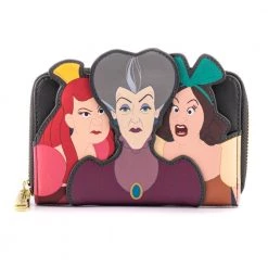 Loungefly Disney Villains Scenes Evil Stepmother And Stepsisters Ziparound Wallet
