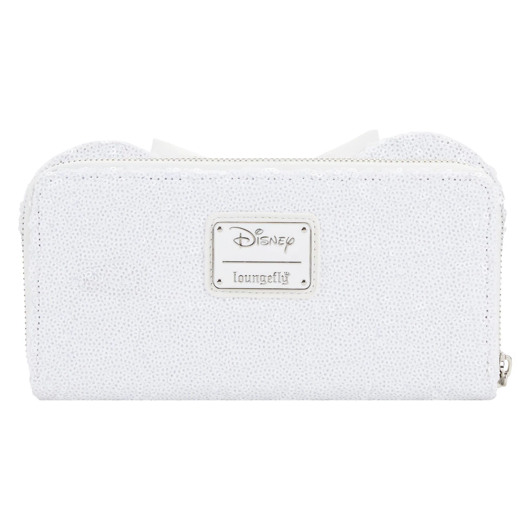 Loungefly Disney Minnie Sequin Wedding Ziparound Wallet 3 Loungefly Disney Minnie Sequin Wedding Ziparound Wallet