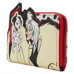 Loungefly Disney 101 Dalmatians Villains Scene Cruella Wallet New