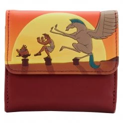 New Loungefly Disney Hercules 25th Anniversary Sunset Wallet