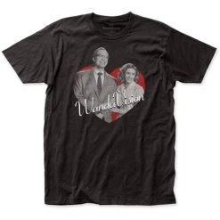 Impact Men's Marvel Wanda Vision I Love Wanda Vision Tee New