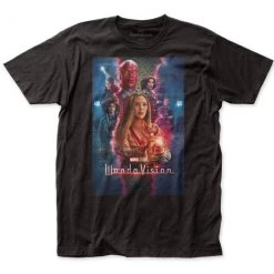 Impact New Men's Marvel Wanda Vision Poster Tee