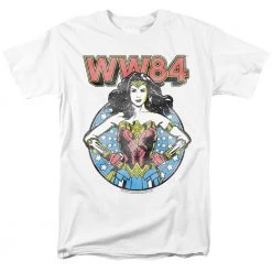 Trevco New Men's Wonder Woman 84 Star Circle Tee