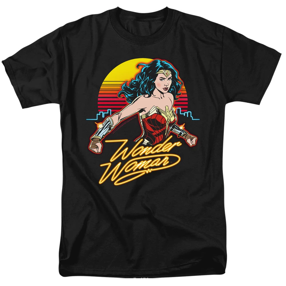 Trevco New Men's Wonder Woman 84 Skyline Tee 1 Trevco New Men's Wonder Woman 84 Skyline Tee