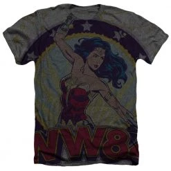 Trevco New Men's Wonder Woman 84 Lasso Star Sublimated T-Shirt