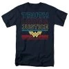 Trevco Men's Wonder Woman 84 Truth Love Justice Tee