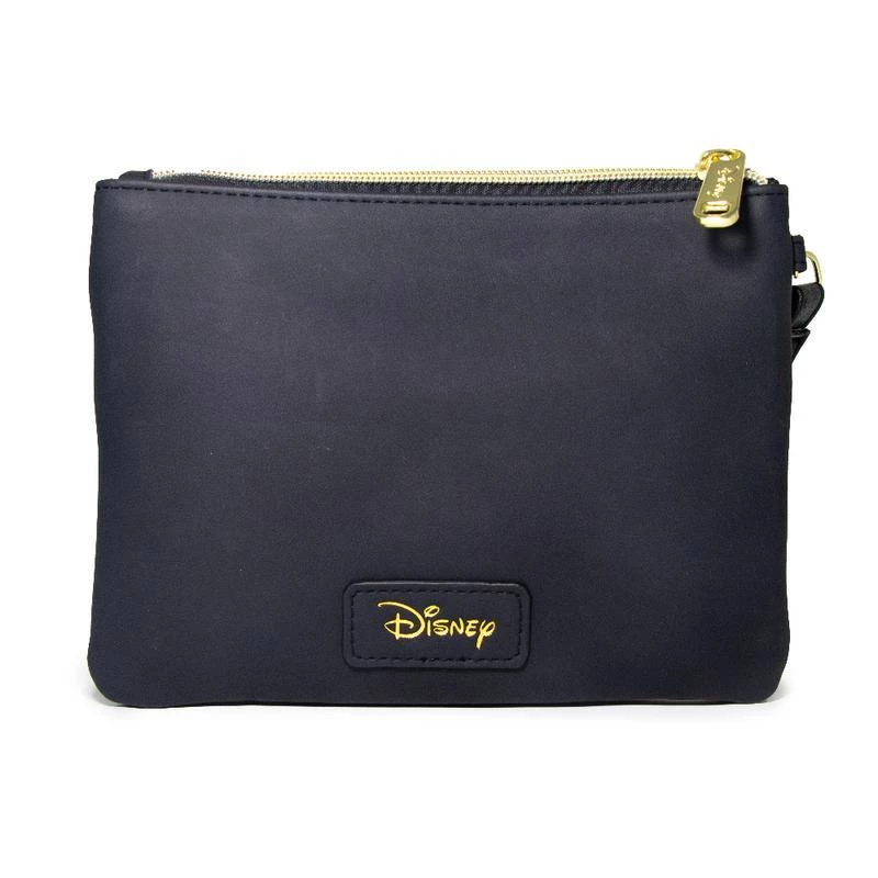 Buckle-Down New Disney Beauty And The Beast Belle Script Debossed Black Wristlet With Rose Gold Emblem 3 Buckle-Down New Disney Beauty And The Beast Belle Script Debossed Black Wristlet With Rose Gold Emblem