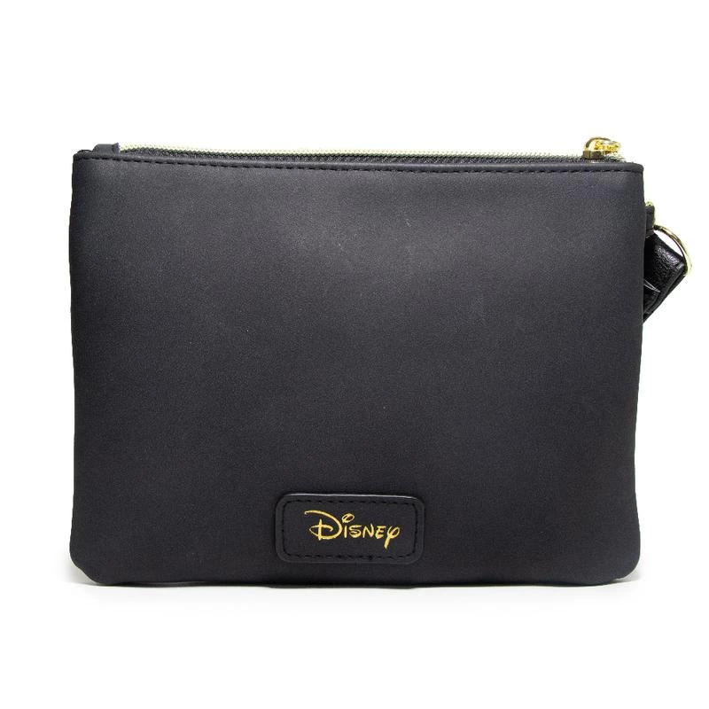 Buckle-Down Disney Aladdin Jasmine Script Debossed Black Wristlet With Rose Gold Castel Emblem 3 Buckle-Down Disney Aladdin Jasmine Script Debossed Black Wristlet With Rose Gold Castel Emblem