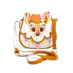 Danielle Nicole Disney Bambi Scallop Saddle Crossbody New