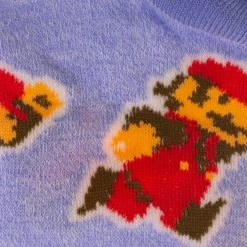 Bioworld Super Mario & Zelda 3 Pack Of Crew Socks New