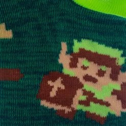 Bioworld Super Mario & Zelda 3 Pack Of Crew Socks New