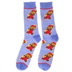 Bioworld Super Mario & Zelda 3 Pack Of Crew Socks New