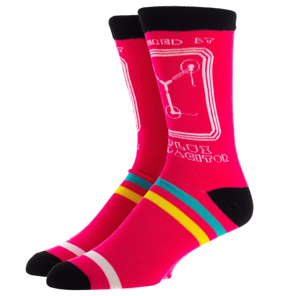 Bioworld Back To The Future 3 Pair Pack Crew Socks In Delorean Box New 2 Bioworld Back To The Future 3 Pair Pack Crew Socks In Delorean Box New