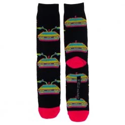 Bioworld Back To The Future 3 Pair Pack Crew Socks In Delorean Box New 18 Bioworld Back To The Future 3 Pair Pack Crew Socks In Delorean Box New