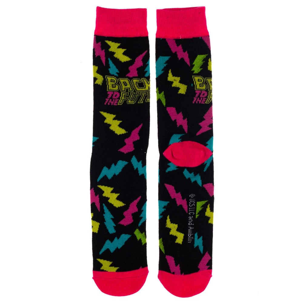 Bioworld Back To The Future 3 Pair Pack Crew Socks In Delorean Box New 7 Bioworld Back To The Future 3 Pair Pack Crew Socks In Delorean Box New