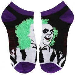 Bioworld Beetlejuice Ghost With The Most 5 Pair Ankle Socks