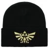 Bioworld New Nintendo Zelda Triforce Crest Beanie