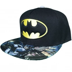 Bioworld Dc Comics Batman Printed Brim Snapback Hat