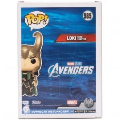 New Funko Pop! Avengers Loki With Scepter Vinyl Figure #985 - EE Exclusive - *PREORDER*