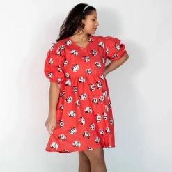 New Cakeworthy Disney Minnie Mouse Puffy Sleeve Dress