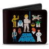 Loungefly Star Wars Classic Characters And Icons Collage Bi-Fold Wallet