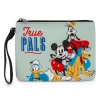 Buckle-Down New Disney Mickey And Friends Fab Four True Pals Single Pocket Wristlet