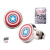 Sales One New Marvel Captain America Logo Round Stud Earrings