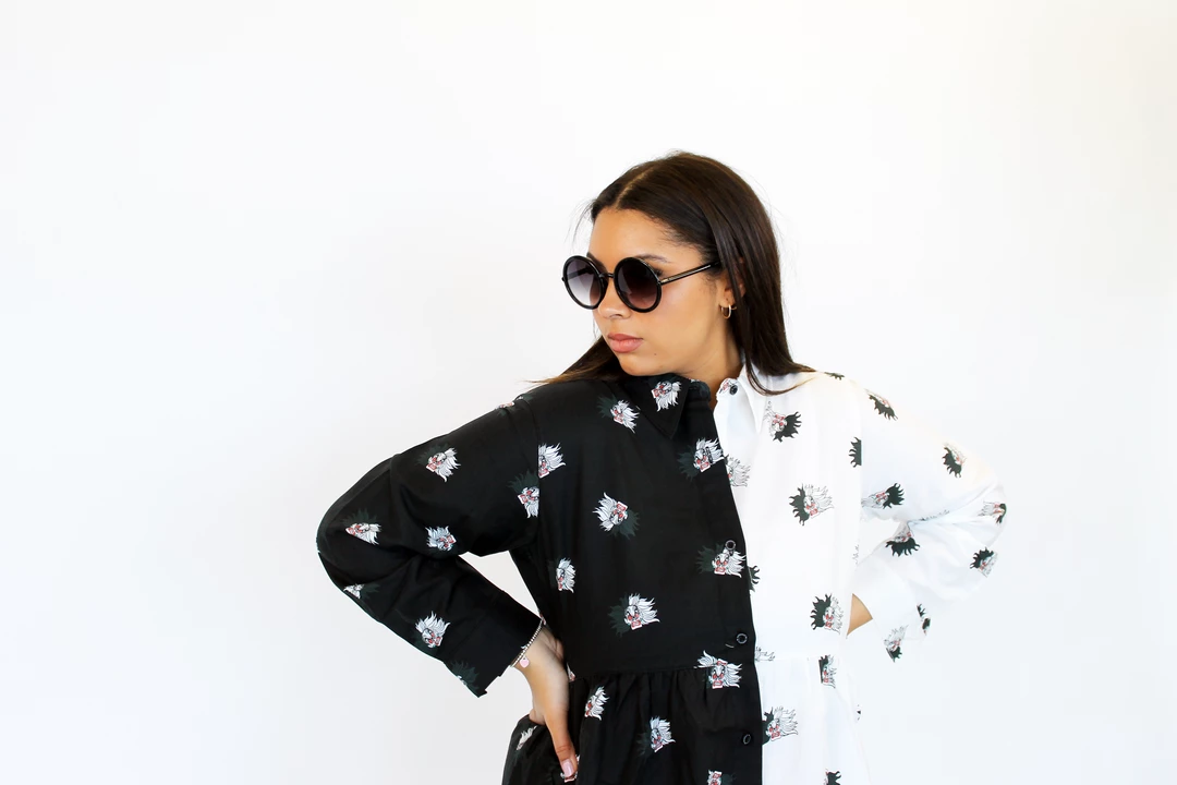 Cakeworthy Disney Cruella Button Down Dress 5 Cakeworthy Disney Cruella Button Down Dress