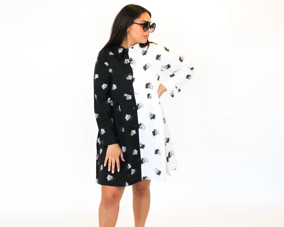 Cakeworthy Disney Cruella Button Down Dress 6 Cakeworthy Disney Cruella Button Down Dress