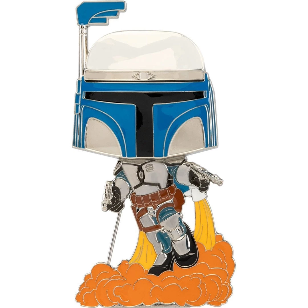 Funko Pop! Star Wars Jango Fett Large Enamel Pin #20 New 1 Funko Pop! Star Wars Jango Fett Large Enamel Pin #20 New