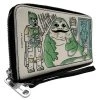Buckle-Down Star Wars Boba Fett Jabba The Hutt Han Solo Mono Line Scene Wallet