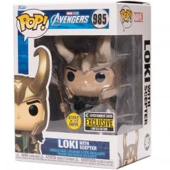 New Funko Pop! Avengers Loki With Scepter Vinyl Figure #985 - EE Exclusive - *PREORDER*