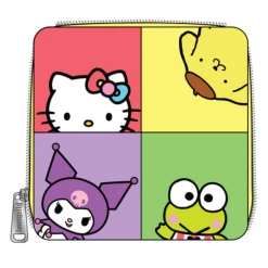 Loungefly Sanrio Hello Kitty And Friends Color Block Wallet New