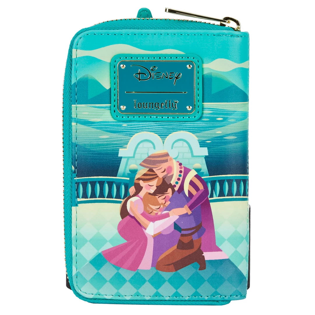 Loungefly Disney Tangled Princess Castle Series Ziparound Wallet New 4 Loungefly Disney Tangled Princess Castle Series Ziparound Wallet New