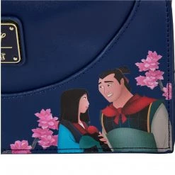 New Loungefly Disney Mulan Castle Cinch Sack Crossbody 11 New Loungefly Disney Mulan Castle Cinch Sack Crossbody