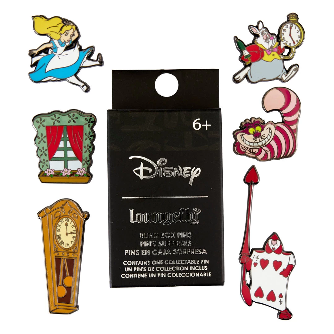Loungefly Disney Alice In Wonderland Blind Box Enamel Pin New 1 Loungefly Disney Alice In Wonderland Blind Box Enamel Pin New