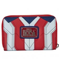 Loungefly Marvel Falcon Captain America Cosplay Ziparound Wallet New